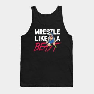 Funny Wrestling Shirts I kayfabe wrestle gift Tank Top